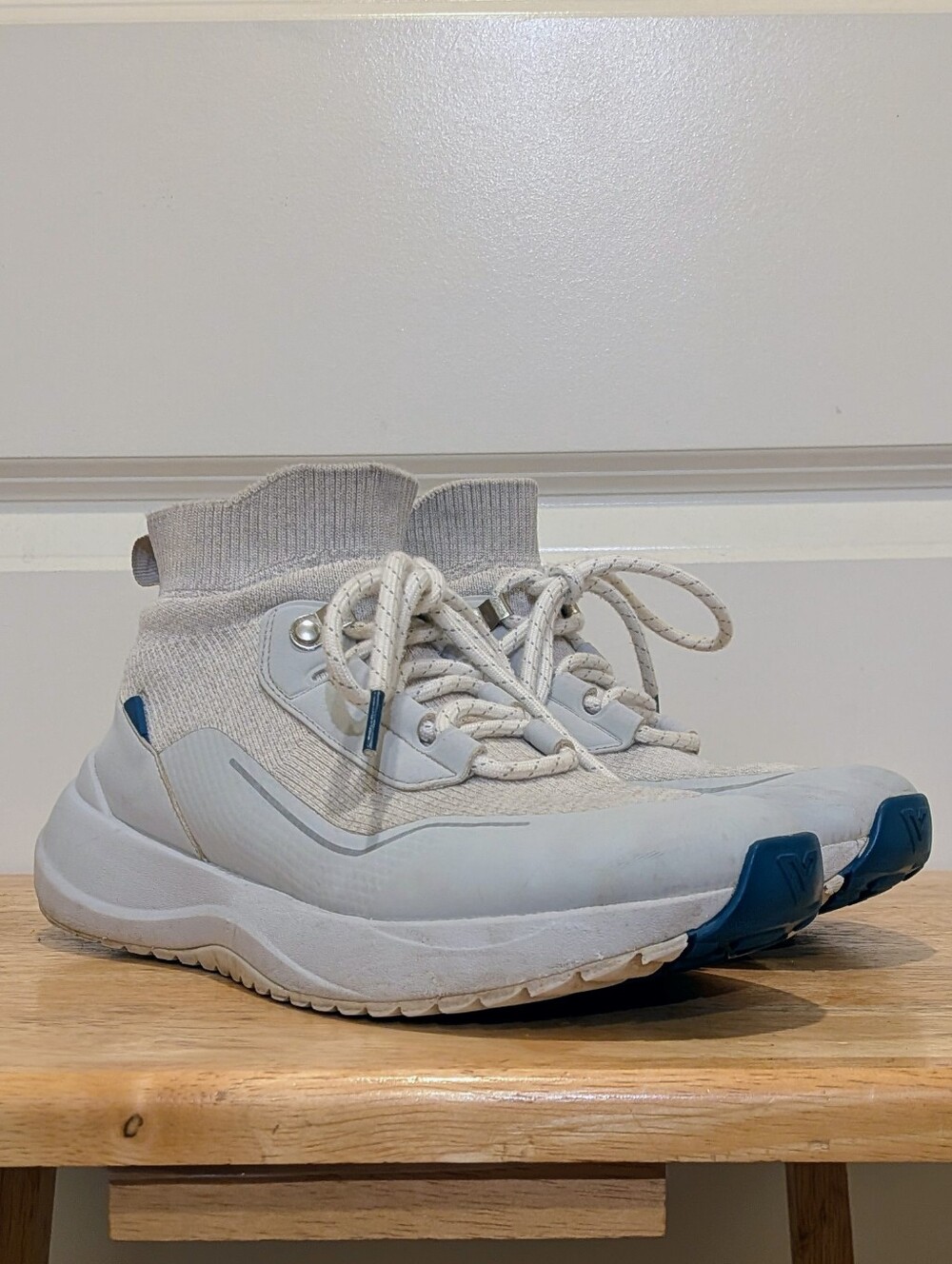 GUC Vessi 8 Women's Stormburst High Top Frost White Waterproof Sneakers